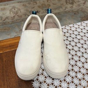 TOMS canvas slip on shoes